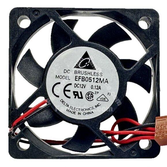 Delta EFB5012MA DC 12V 0.12A 5010 Brushless Axial Cooling Fan