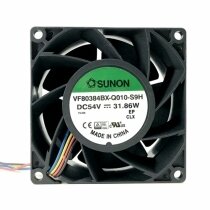 Sunon VF80384BX-Q010-S9H DC 54V 31.86W 4 Wires Axial Cooling Fan
