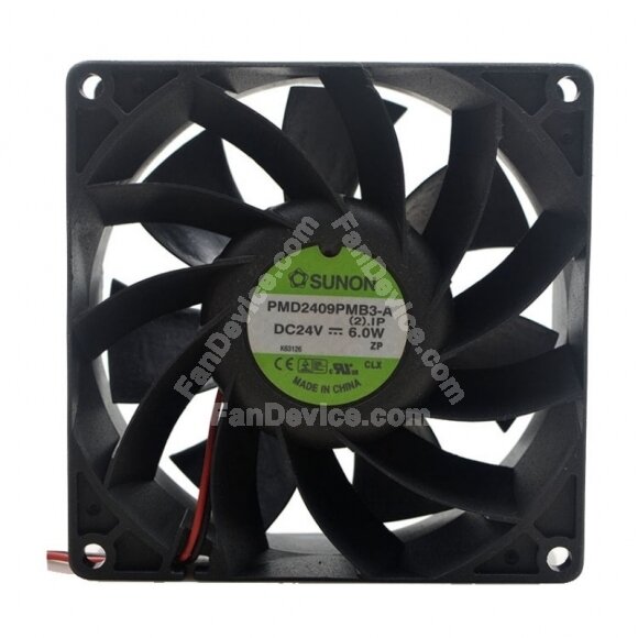 SUNON PMD2409PMB3-A DC 24V 6.0W 2 Wires Axial Cooling Fan