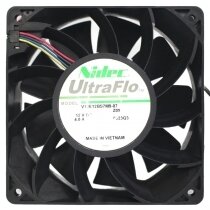 Nidec UltraFlo V12E12BS7M9-07Z09 DC 12V 4.0A 4 Wires 12038 PWM Axial Fan