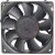 Nidec UltraFlo V12E12BS7M9-07Z09 DC 12V 4.0A 4 Wires 12038 PWM Axial Fan
