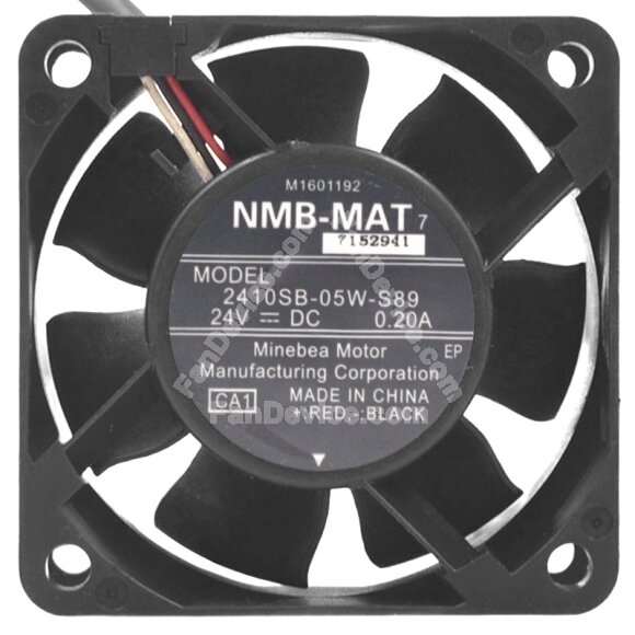 NMB-MAT 2410SB-05W-S89 24V 0.20A 3 Wires Cooling Fan