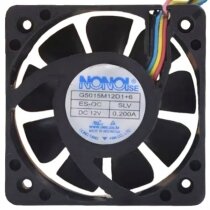 NONOI G5015M12D1+6 DC 12V 0.200A 4 Wires Sleeve Bearing Axial Fan