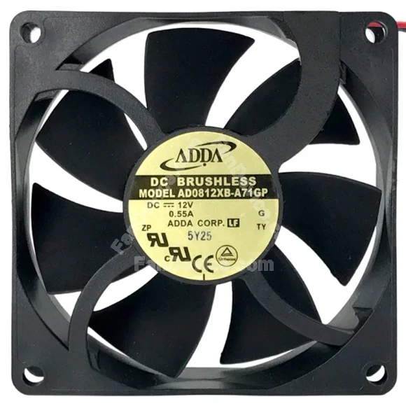 ADDA AD0812XB-A71GP 12V 0.55A Brushless Axial Cooling Fan