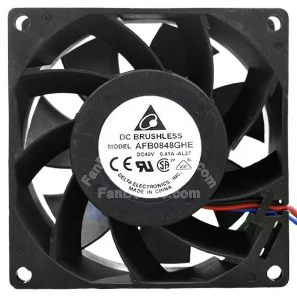 Delta AFB0848GHE 48V 0.41A DC Brushless Axial Fan