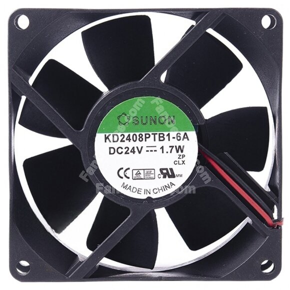 Sunon KD2408PTVB1-6A 12V 1.7W Axial Cooling Fan