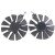 EVERFLOW T129215BU 12V 0.50AMP Axial Cooling Fan