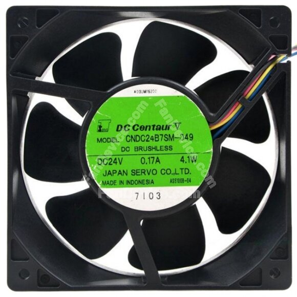 Servo CNDC24B7SM-049 24V 0.17A 4.1W 2 / 3 / 4 Wires Fan