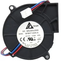 Delta BFB0712HH-A 12V 0.42A 3 Wires Blower Cooling Fan