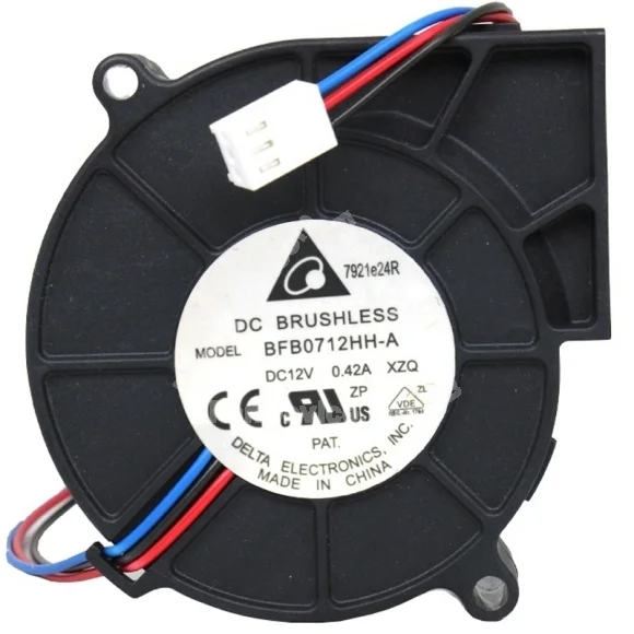 Delta BFB0712HH-A 12V 0.42A 3 Wires Blower Cooling Fan