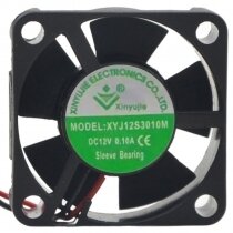 XinYuJie XYJ12S3010M 12V 0.10A 2 Wires Cooling Fan
