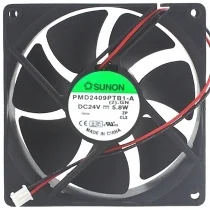 Sunon PMD2409PTB1-A 24V 5.8W 2 Wires Axial Cooling Fan