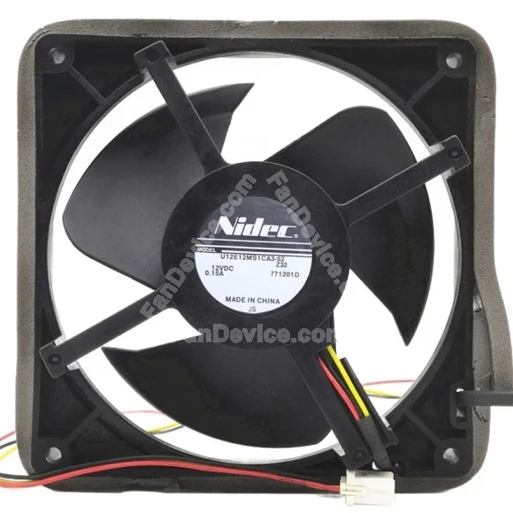 Nidec U12E12MSCA3-52Z32 12V 0.15A 3 Wires Axial Cooling Fan