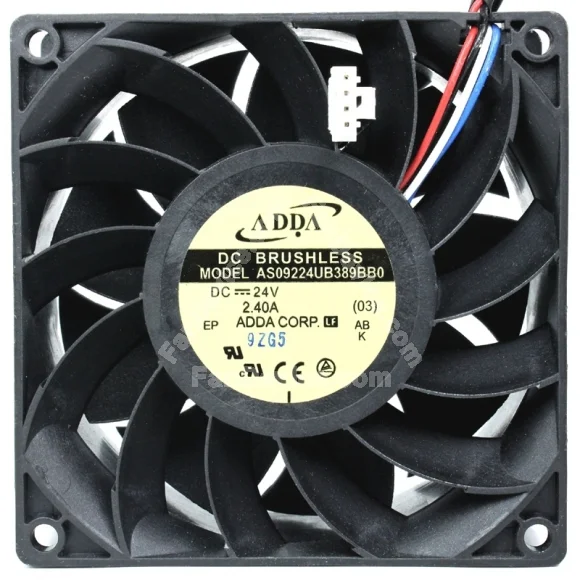 ADDA AS09224UB389BB0 24V 2.40A 4 Wires Axial Cooling Fan