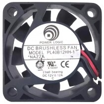 PowerLogic PL40B12HH-1 12V 0.12A 2 Wires Axial Cooling Fan