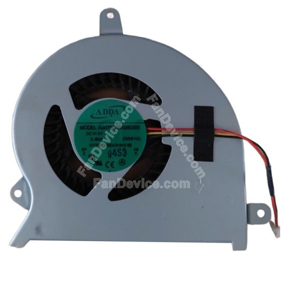 ADDA AB07505HX080300 5V 0.50A 3 Wires Blower Cooling Fan