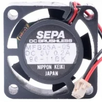 SEPA MFB25A-05 5V 0.2A 2 Wires DC Brushless Axial Cooling Fan