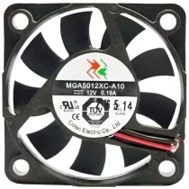 Cotec MGA5012XC-A10 DC 12V 0.19A 2 Wires Axial Cooling Fan