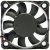 Cotec MGA5012XC-A10 DC 12V 0.19A 2 Wires Axial Cooling Fan