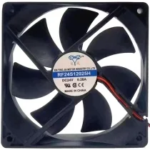 RF RF24S12025H DC 24V 0.28A 2 Wires Axial Cooling Fan