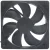 RF RF24S12025H DC 24V 0.28A 2 Wires Axial Cooling Fan