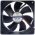 RF RF24S12025H DC 24V 0.28A 2 Wires Axial Cooling Fan