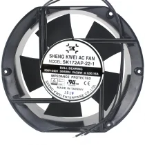 SHENG KWEI SK172AP-22-1 200V-240V 0.12/0.16A 24/28W Impedance Protected Cooling Fan