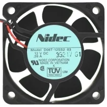 Nidec D06T-12SS2 03 DC 12V 0.28A 2 Wires Axial Cooling Fan