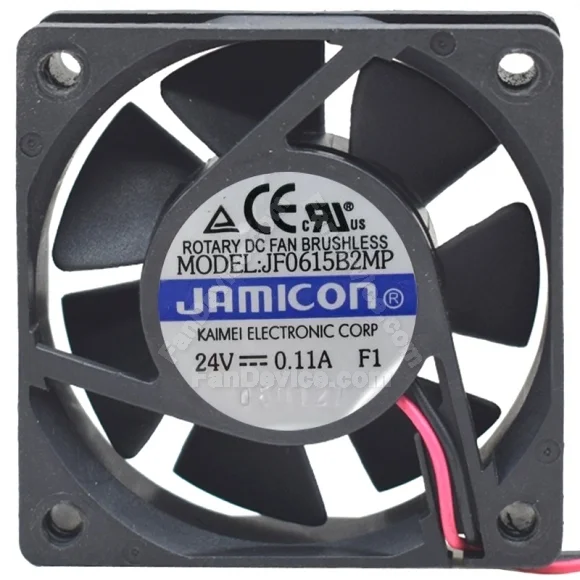 JAMICON JF0615B2MP 24V 0.11A DC Brushless 2 Wires Axial Cooling Fan