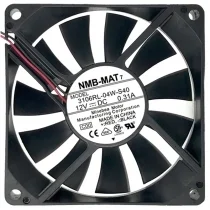 NMB-MAT 3106RL-04W-S40 DC 12V 0.31A 2 Wires Axial Cooling Fan