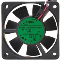 ADDA AD0612UX-A70GL 12V 0.35A 2 Wires HYPRO Bearing Cooling Fan