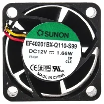 Sunon EF40201BX-Q110-S99 DC 12V 1.66W 3 / 4 Wires Cooling Fan