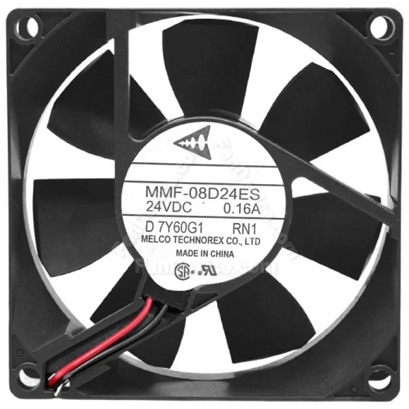 Mitsubishi MMF-08D24ES RN1 DC 24V 0.16A 2 Wires Axial Cooling Fan