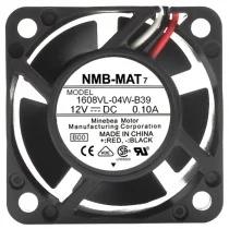 NMB-MAT 1608VL-04W-B39 DC 12V 0.10A 3 Wires Axial Cooling Fan