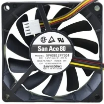 Sanyo 9PH0812P7S04 DC 12V 0.26A 4 Wires Axial Cooling Fan