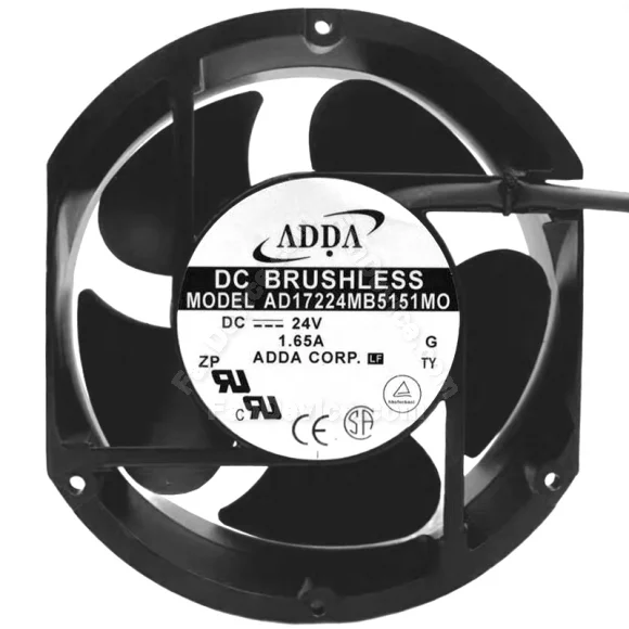 ADDA AD17224MB5151MO 24V 1.65A DC Brushless 2 / 3 / 4 Wires Cooling Fan