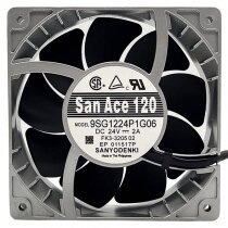 Sanyo Denki 9SG1224P1G06 DC 24V 2A 4 Wires PWM Axial Cooling Fan
