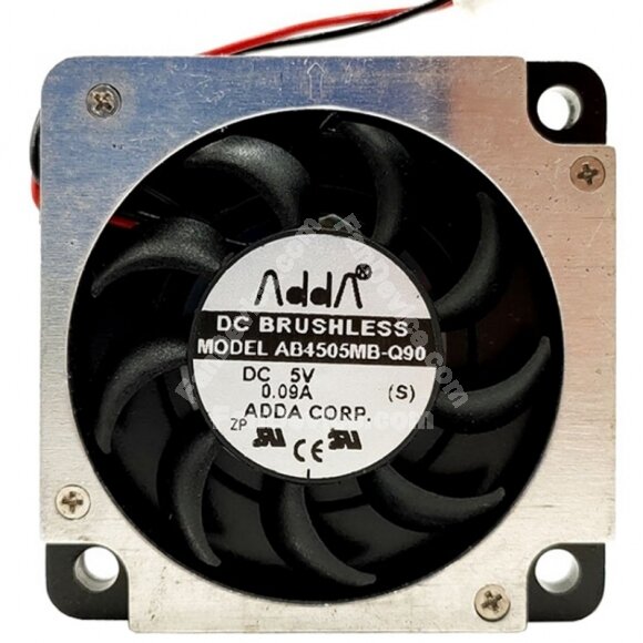 ADDA AB4505MB-Q90 DC 5V 0.09A 2 Wires Brushless Blower Cooling Fan
