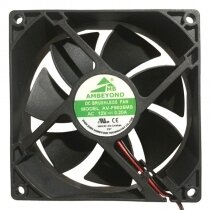 AMBEYOND AV-F9025MS DC 12V 0.20A 2 Wires Brushless Axial Cooling Fan