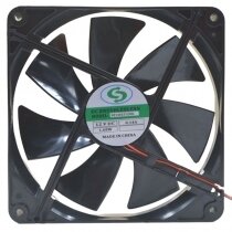 DF1402512SEL DC 12V 0.14A 1.68W 2 Wires Brushless Axial Cooling Fan