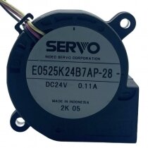 Servo E0525K24B7AP-28 DC 24V 0.11A 3 Wires Blower Cooling Fan