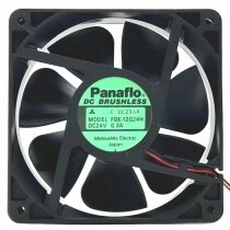 Panaflo FBK-12G24H 24V 0.3A 2 Wires DC Brushless Axial Cooling Fan