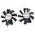 APISTEK GA92B2U DC 12V 0.46A Axial Cooling Fan