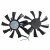 APISTEK GAA102U DC 12V 0.35A Axial Cooling Fan