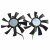 APISTEK GAA102U DC 12V 0.35A Axial Cooling Fan