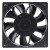 KAKU KA1238X-3200D24B DC 24V 0.5A 2 Wires 12038 Axial Cooling Fan