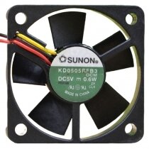 Sunon KD0505RFB3 DC 5V 0.6W 2 Wires / 3 Wires Axial Cooling Fan