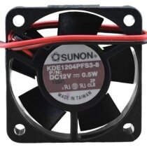 Sunon KDE1204PFS3-8 DC 12V 0.5W 2 Wires 4010 Axial Cooling Fan