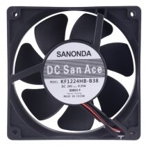 SANONDA KF1224HB-B38 DC 24V 0.25A 2 Wires Brushless Axial Cooling Fan
