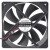 SANONDA KF12025H12B DC 12V 0.72A 2 Wires Brushless Axial Cooling Fan
